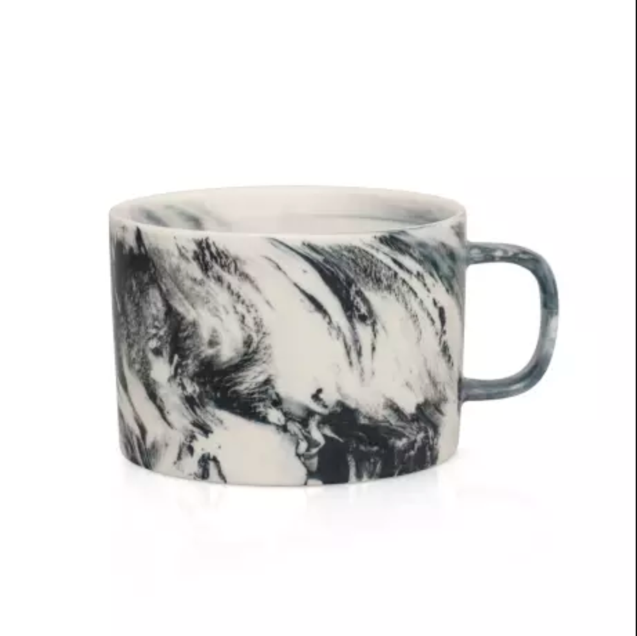 Marble-effect mug